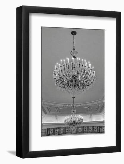 Chandeliers (detail)-Erin Clark-Framed Art Print