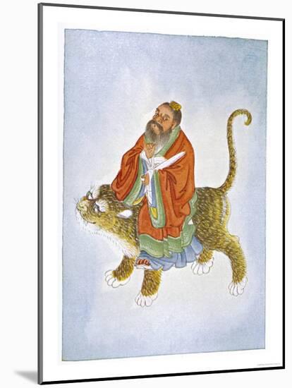 Chang Tao-Ling Chinese Philosopher Founder of Taoism-null-Mounted Premium Giclee Print