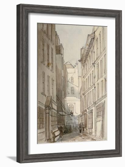 Change Alley, City of London, 1850-Thomas Colman Dibdin-Framed Giclee Print