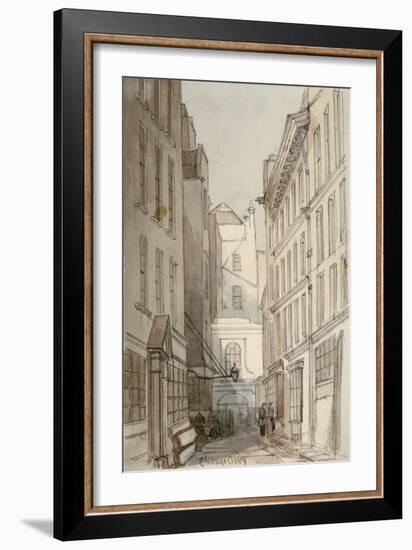 Change Alley, City of London, 1850-Thomas Colman Dibdin-Framed Giclee Print