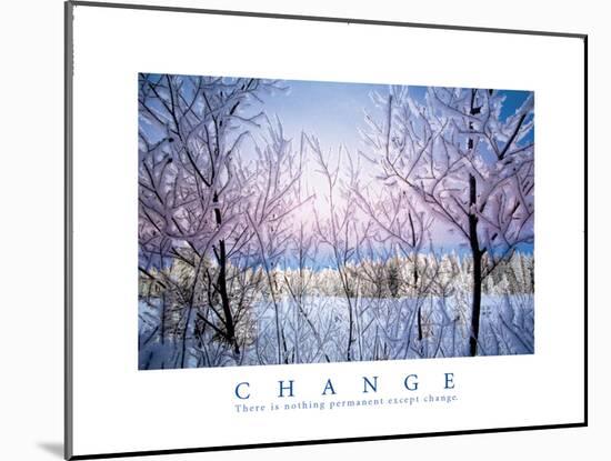 Change - Winter Forest-unknown unknown-Mounted Photo