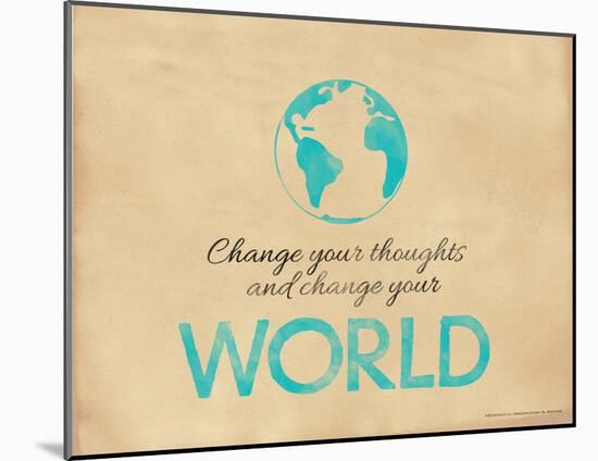 Change Your Thoughts and Change Your World-Jeanne Stevenson-Mounted Giclee Print