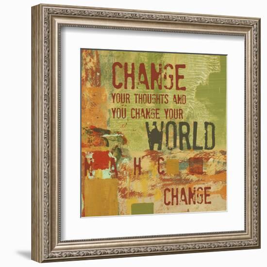 Change your Thoughts and You Change your World-Irena Orlov-Framed Art Print