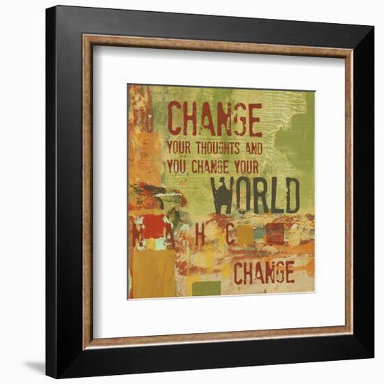 Change your Thoughts and You Change your World-Irena Orlov-Framed Art Print