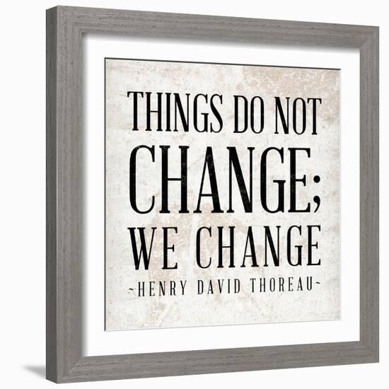 Change-null-Framed Premium Giclee Print