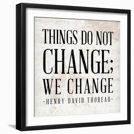 Change-null-Framed Premium Giclee Print