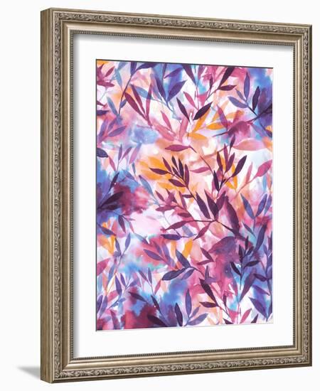 Changes - Mauve-Jacqueline Maldonado-Framed Art Print