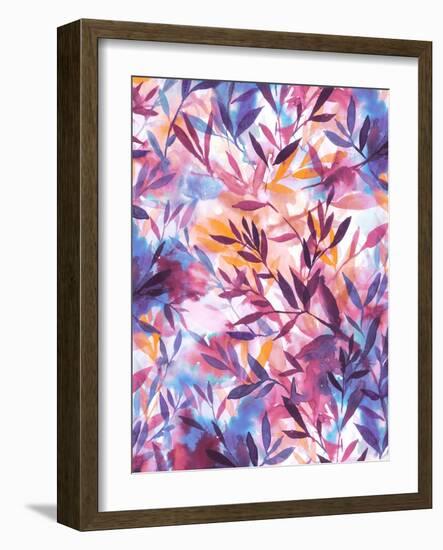 Changes - Mauve-Jacqueline Maldonado-Framed Art Print