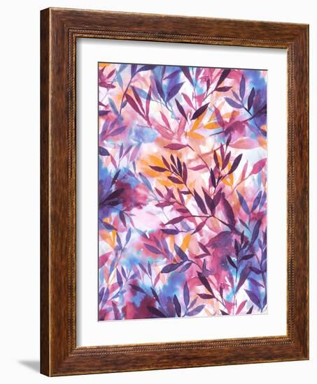 Changes - Mauve-Jacqueline Maldonado-Framed Art Print