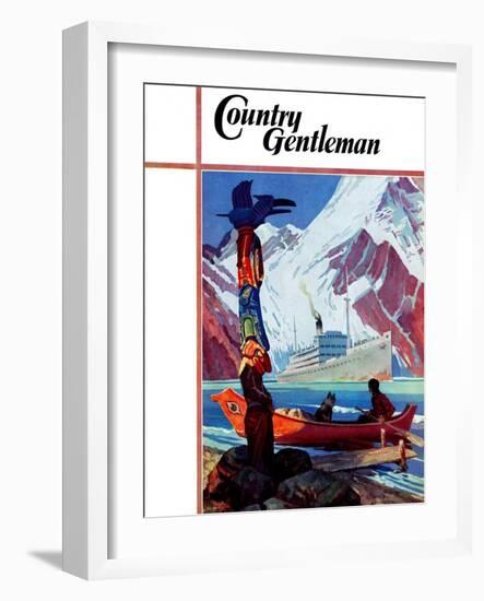 "Changing Face of the Northwest," Country Gentleman Cover, July 1, 1939-Charles Hargens-Framed Giclee Print