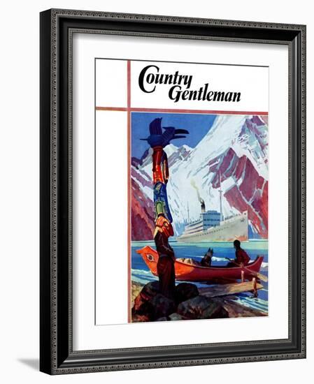 "Changing Face of the Northwest," Country Gentleman Cover, July 1, 1939-Charles Hargens-Framed Giclee Print