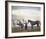 Changing Horses-Sir Alfred Munnings-Framed Premium Giclee Print