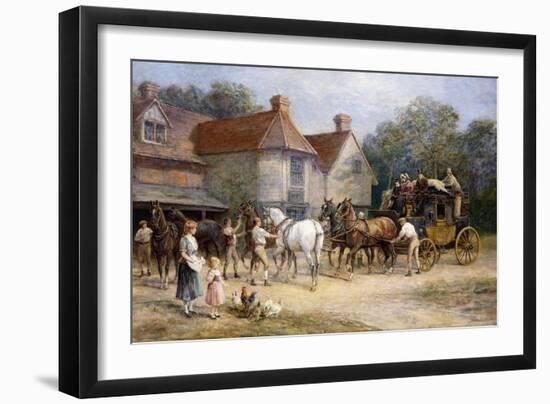 Changing Horses-Heywood Hardy-Framed Giclee Print