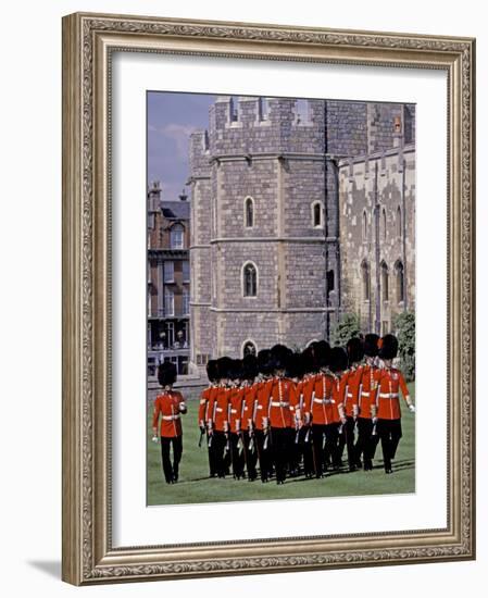 Changing of Guards, River Thames, London, Windsor, England-Nik Wheeler-Framed Photographic Print