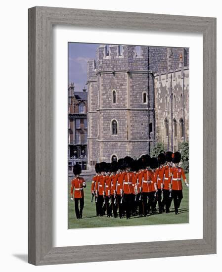 Changing of Guards, River Thames, London, Windsor, England-Nik Wheeler-Framed Photographic Print