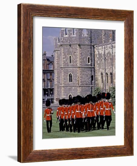 Changing of Guards, River Thames, London, Windsor, England-Nik Wheeler-Framed Photographic Print