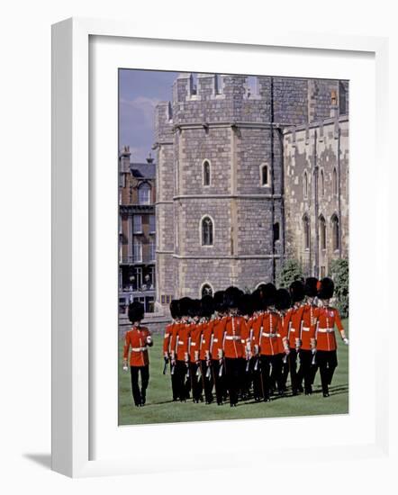 Changing of Guards, River Thames, London, Windsor, England-Nik Wheeler-Framed Photographic Print
