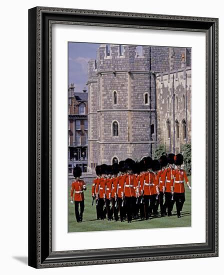 Changing of Guards, River Thames, London, Windsor, England-Nik Wheeler-Framed Photographic Print