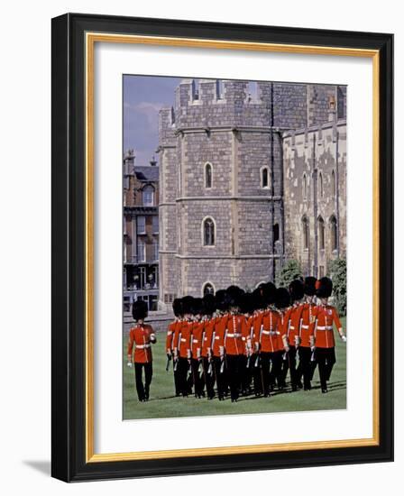 Changing of Guards, River Thames, London, Windsor, England-Nik Wheeler-Framed Photographic Print