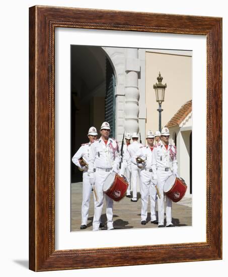 Changing of the Guard at the Princes Palace, Monte Carlo, Monaco, Europe-Richard Cummins-Framed Photographic Print