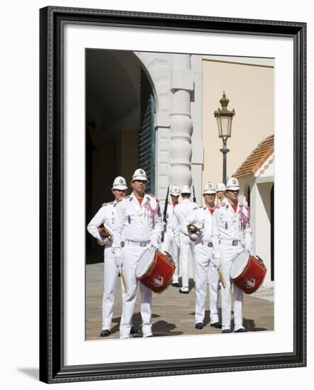 Changing of the Guard at the Princes Palace, Monte Carlo, Monaco, Europe-Richard Cummins-Framed Photographic Print