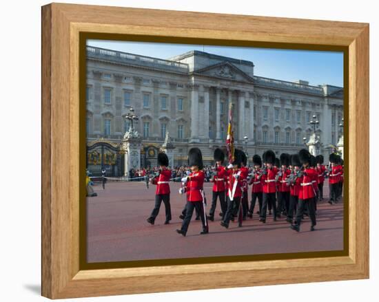 Changing of the Guard, Buckingham Palace, London, England, United Kingdom, Europe-Alan Copson-Framed Premier Image Canvas