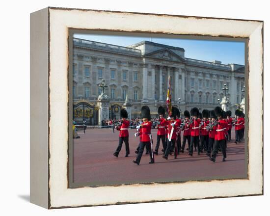 Changing of the Guard, Buckingham Palace, London, England, United Kingdom, Europe-Alan Copson-Framed Premier Image Canvas