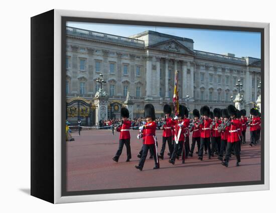 Changing of the Guard, Buckingham Palace, London, England, United Kingdom, Europe-Alan Copson-Framed Premier Image Canvas