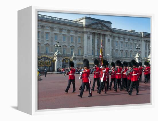 Changing of the Guard, Buckingham Palace, London, England, United Kingdom, Europe-Alan Copson-Framed Premier Image Canvas