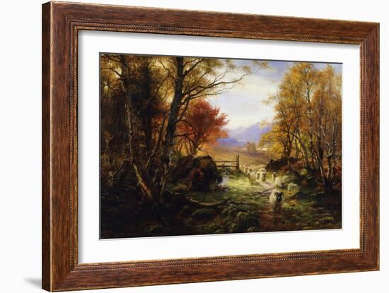 Changing Pastures, Evening-Joseph Farquharson-Framed Giclee Print