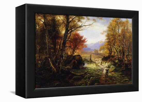 Changing Pastures, Evening-Joseph Farquharson-Framed Premier Image Canvas