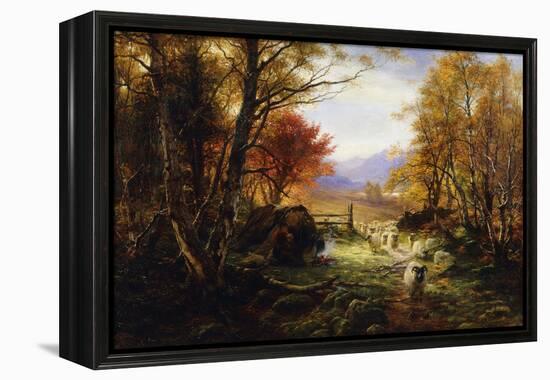 Changing Pastures, Evening-Joseph Farquharson-Framed Premier Image Canvas