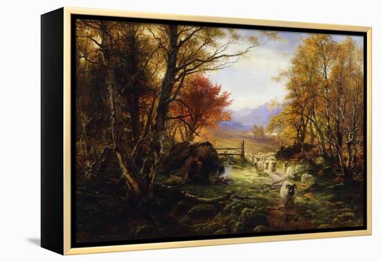 Changing Pastures, Evening-Joseph Farquharson-Framed Premier Image Canvas