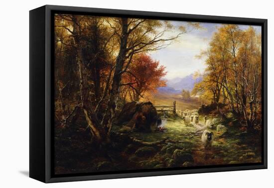 Changing Pastures, Evening-Joseph Farquharson-Framed Premier Image Canvas