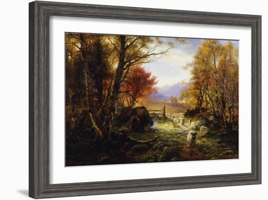 Changing Pastures, Evening-Joseph Farquharson-Framed Giclee Print