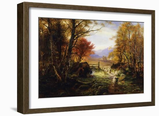 Changing Pastures, Evening-Joseph Farquharson-Framed Giclee Print