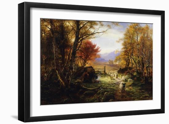 Changing Pastures, Evening-Joseph Farquharson-Framed Giclee Print