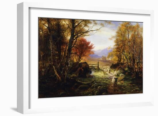 Changing Pastures, Evening-Joseph Farquharson-Framed Giclee Print