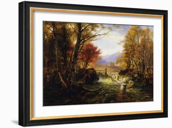 Changing Pastures, Evening-Joseph Farquharson-Framed Giclee Print