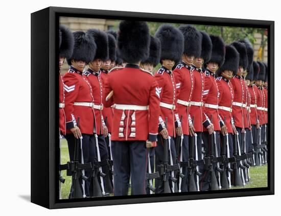 Changing the Guard Ceremony, Parliament Hill, Ottawa, Ontario, Canada, North America-De Mann Jean-Pierre-Framed Premier Image Canvas