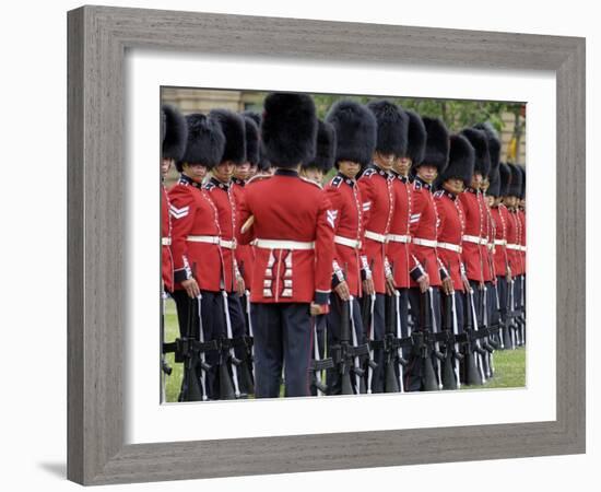 Changing the Guard Ceremony, Parliament Hill, Ottawa, Ontario, Canada, North America-De Mann Jean-Pierre-Framed Photographic Print