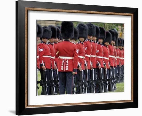 Changing the Guard Ceremony, Parliament Hill, Ottawa, Ontario, Canada, North America-De Mann Jean-Pierre-Framed Photographic Print