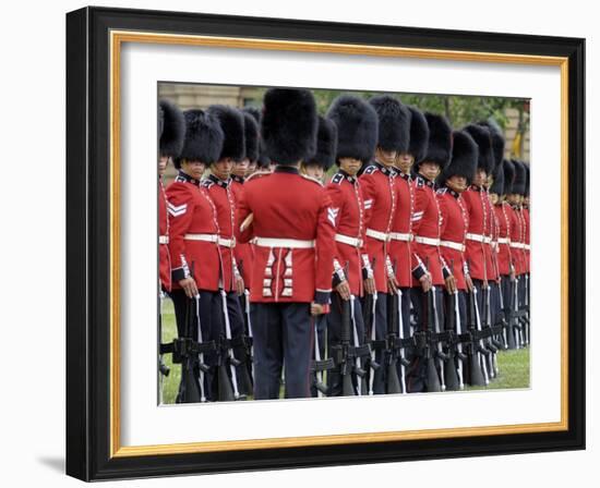 Changing the Guard Ceremony, Parliament Hill, Ottawa, Ontario, Canada, North America-De Mann Jean-Pierre-Framed Photographic Print