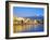 Chania Waterfront and Mountains in Background, Chania, Crete, Greece, Europe-Marco Simoni-Framed Photographic Print