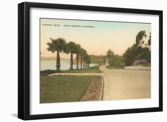 Channel Drive-null-Framed Art Print