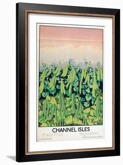 Channel Isles - Fresh Fruit, Vegetables, from the Series 'Some Empire Islands'-Keith Henderson-Framed Giclee Print
