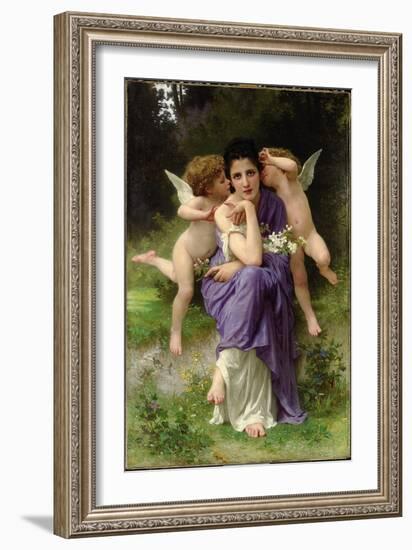 Chansons De Printemps, 1889-William Adolphe Bouguereau-Framed Giclee Print