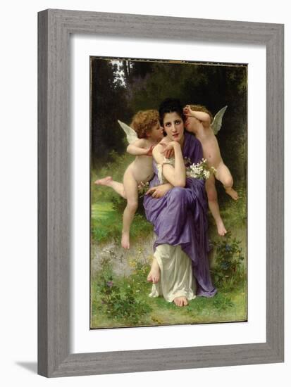 Chansons De Printemps, 1889-William Adolphe Bouguereau-Framed Giclee Print