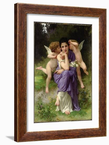 Chansons De Printemps, 1889-William Adolphe Bouguereau-Framed Giclee Print