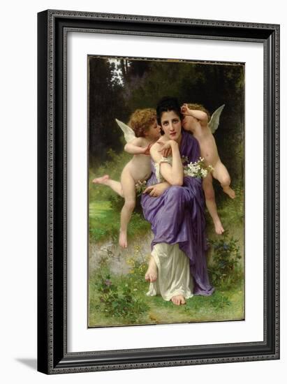 Chansons De Printemps, 1889-William Adolphe Bouguereau-Framed Giclee Print